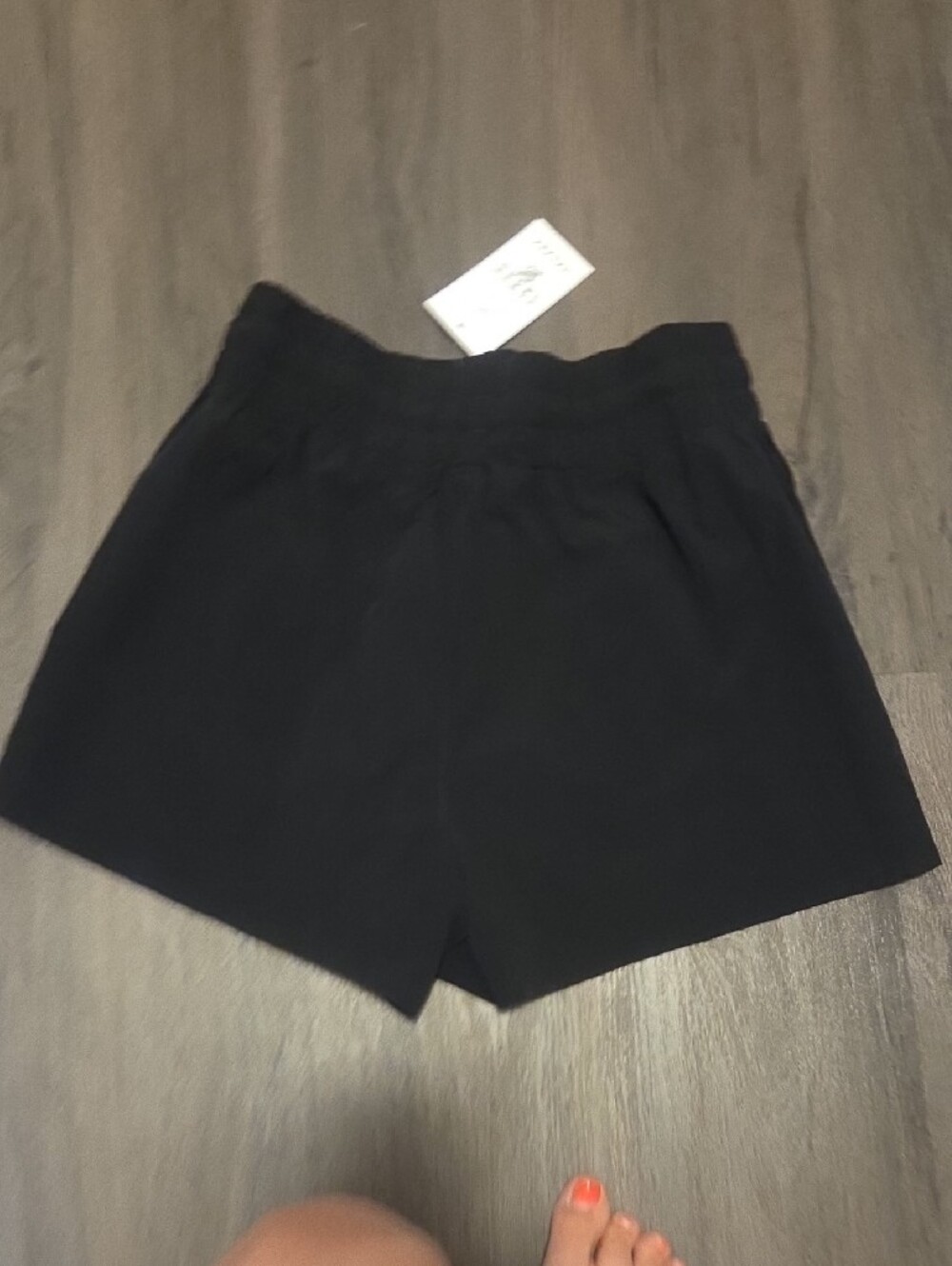 HALARA Black Athletic Drawstring Short with Side Pockets - Picture 6 of 6